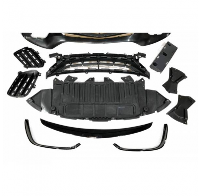 Paragolpes Delantero Mercedes W213 4p 2016-2019 / C238 look AMG E63 fabricado en: Plástico ABS