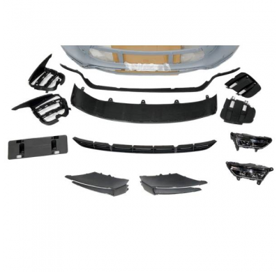 Paragolpes Delantero Porsche Macan 2014-2018 Look Turbo *Plástico ABS