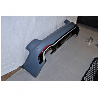 Paragolpes Trasero Audi A4 2016 Look Rs4 - Plástico Abs