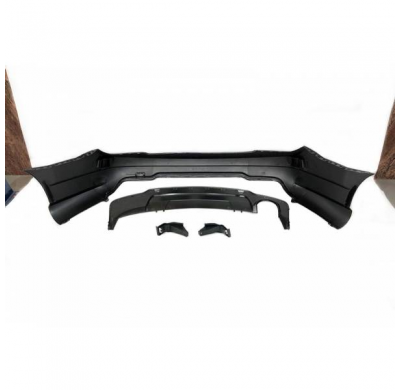 Paragolpes Trasero Mercedes W204 07-13 2-4p 1 Salida Look Amg Abs - Plástico Abs