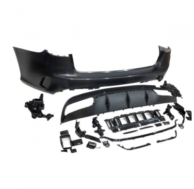 Paragolpes Trasero Mercedes W205 SW Look C63 Plástico ABS