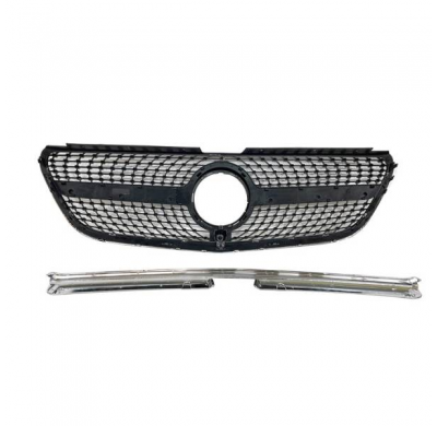 Parrilla Mercedes Vito 2016-2020 Look Diamond fabricado en: Plástico ABS