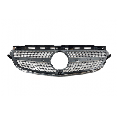 Parrilla Mercedes W212 2014 Look Diamond Cámara fabricado en: Plástico ABS