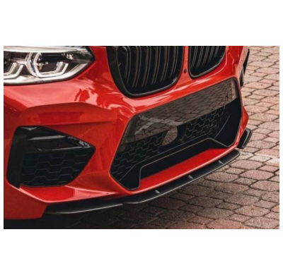 Spoiler Delantero BMW G01/G02 X3M/X4M Performance Brillante Negro Plástico ABS
