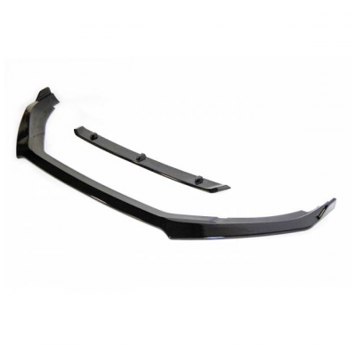 Spoiler Delantero Volkswagen Scirocco R20 2015+ Negro Brillante - Plástico Abs