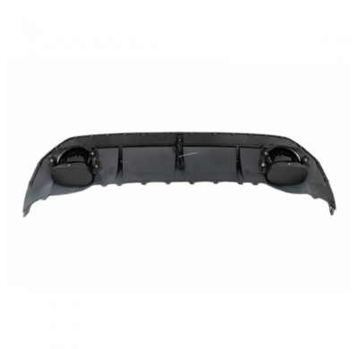 Difusor Trasero Audi A3 Sedan 2021+ Sline Look Rs3 Abs *Plástico Abs