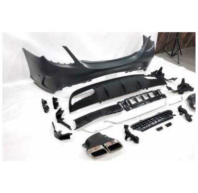 Kit De Carrocería Mercedes W205 2014-2018 4P Look C63 Plástico ABS