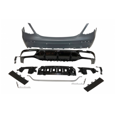 Kit De Carrocería Mercedes W213 2016+ Look Amg E63 Abs - Plástico Abs
