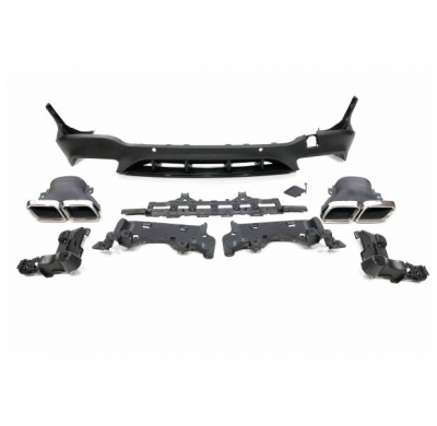 Kit De Carrocería Mercedes X253 Glc 2015-2019 Look Amg - Plástico Abs