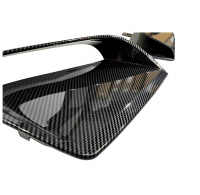 Paragolpes Delantero Audi A6 2015-2018 C7 Look RS6 Carbono fabricado en: Plástico ABS