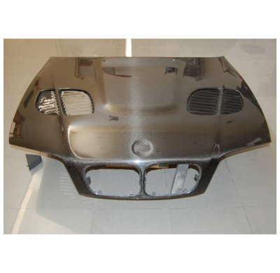 Capo Carbono Bmw E46 '02-06 4p. M3 Gtr C/T - Capó Fibra De Carbono