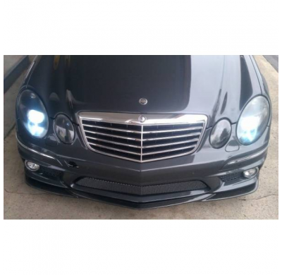 Spoiler Delantero Mercedes W211 07-09 Look Amg E63 Carbono - Spoiler Delantero Fibra De Carbono