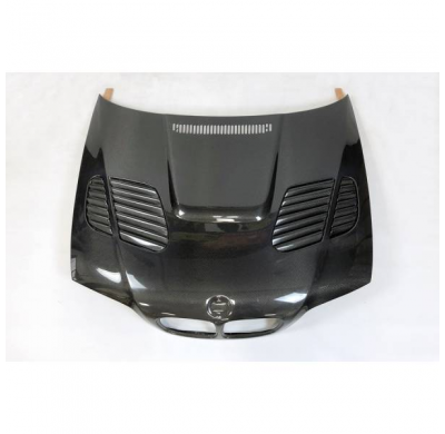 Capo Carbono Bmw E46 '98-01 2p Look M3 Gtr - Capó Fibra De Carbono