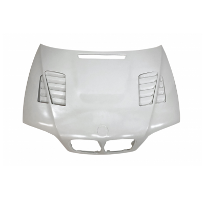CAPO FIBRA VIDRIO BMW E46 '99-02 2P.GTR - Capó Fibra de vidrio