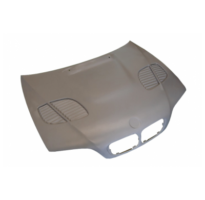 CAPO FIBRA VIDRIO BMW E46 M3 '98 GTR - Capó Fibra de vidrio