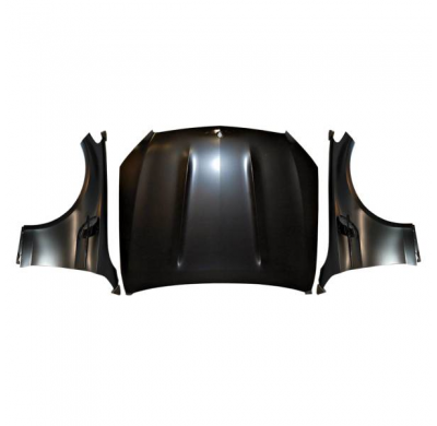 Capó y Aletas Mercedes W205 2014-2021 4P/COUPE/ESTATE Look GT Metal Metal