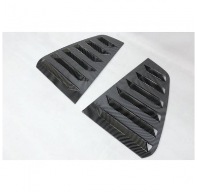 Cubre ventanillas Volkswagen Golf 7 / 7.5 5 Puertas Look Carbono Plástico ABS