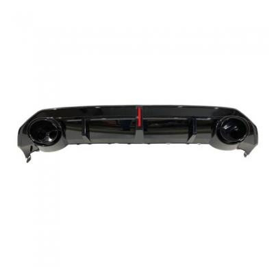 Difusor Trasero Audi A3 Sedan 2021+ Sline Look Rs3 Abs *Plástico Abs
