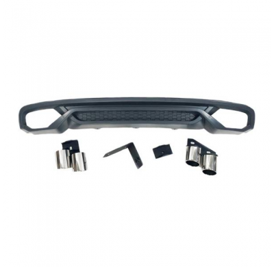 Difusor Trasero Audi A4 B8 4p / Avant 2013-2015 Abs - Difusor Trasero Plástico Abs