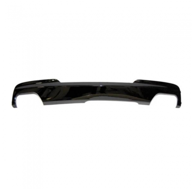 Difusor Trasero BMW F10 / F11 12-16 2 Salidas doble Brillante Negro - Plástico ABS
