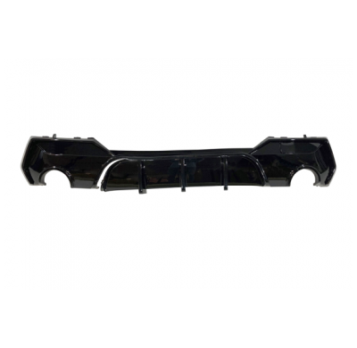 Difusor Trasero Bmw G22 Look M Performance Brillante Negro *Plástico Abs