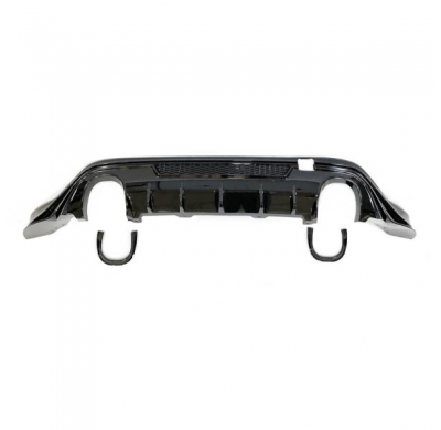 Difusor Trasero Ford Focus 2019+ Brillante Negro - Plástico Abs