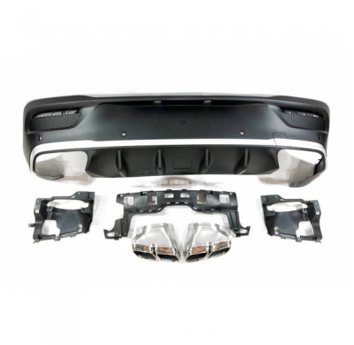 Difusor Trasero Mercedes C167 GLE 2020 Colas Plástico ABS