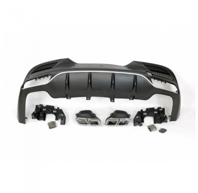 Difusor Trasero Mercedes C292 2014-2018 Look AMG GLE63 - Plástico ABS