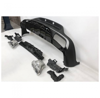 Difusor Trasero Mercedes GLC X253 COUPE 2020+ Plástico ABS