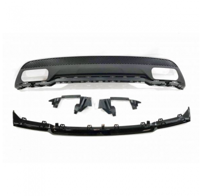 Difusor Trasero Mercedes W176 Look A45 Abs - Difusor Trasero Plástico Abs