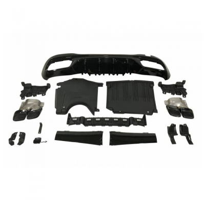 Difusor Trasero Mercedes W206 Look C63 *Plástico Abs