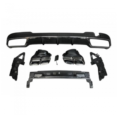 Difusor Trasero Mercedes W212 2014-2015 Sw / 4p Amg Abs - Plástico Abs