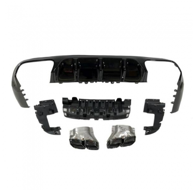 Difusor Trasero Mercedes W213 COUPE C238 look AMG E63 *Plástico ABS