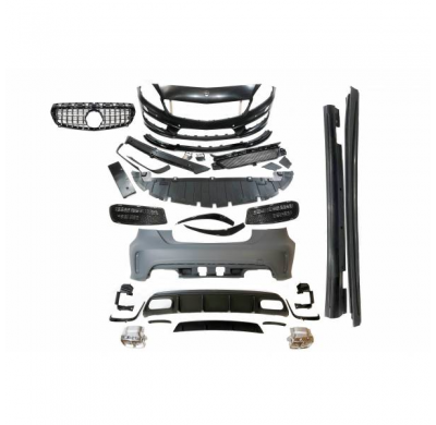Kit Carrocería Mercedes W176 A45 2012-2015 Look AMG Sensor fabricado en: Plástico ABS