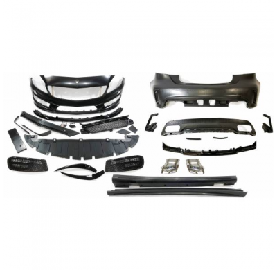 Kit Carrocería Mercedes W176 A45 2012-2015 Look Amg Sin Sensores - Plástico Abs