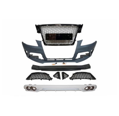 KIT DE CARROCERIA AUDI A4 09-12 B8 LOOK RS4 ABS - Kit Carrocería Plástico ABS