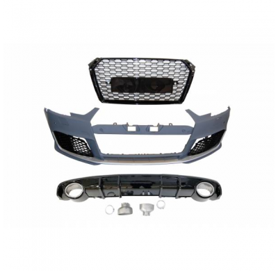 Kit De Carrocería Audi A4 B9 2016 Look Rs4 Abs - Plástico Abs