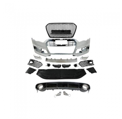 Kit De Carrocería Audi A6 C7 Look RS6 2016+ ABS - Plástico ABS