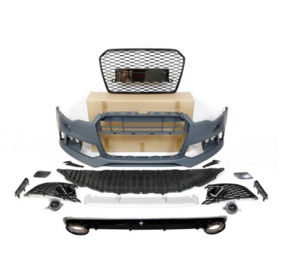 Kit De Carrocería Audi A6 C7 11-14 Look Rs6 2016 Plástico Abs