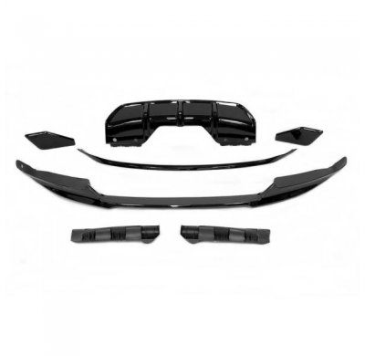 Kit De Carrocería Bmw F16 X6 M Performance Brillante Negro Plástico Abs
