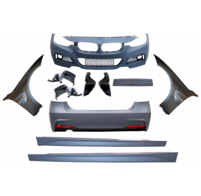 KIT DE CARROCERIA BMW F30 M-TECH CON ALETAS  - Kit Carrocería Plástico ABS