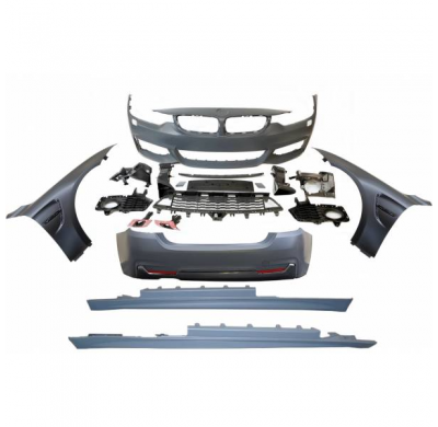 Kit De Carroceria Bmw F32 Look M-Tech Con Aletas  - Kit Carrocería Plástico Abs