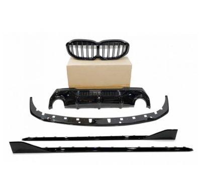 Kit De Carrocería Bmw F40 M Performance Negro Brillante Plástico Abs