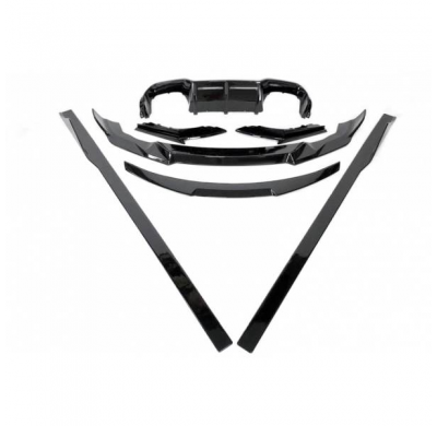 Kit De Carrocería Bmw F87 Brillante Negro Plástico Abs