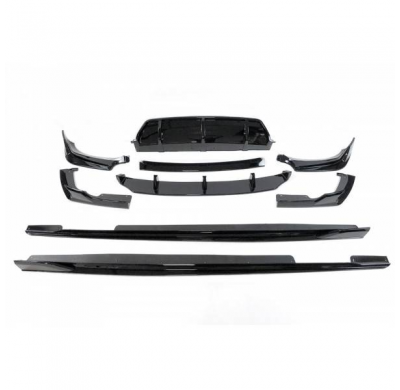 Kit De Carrocería Bmw G06 X6 M Performance Brillante Negro Plástico Abs