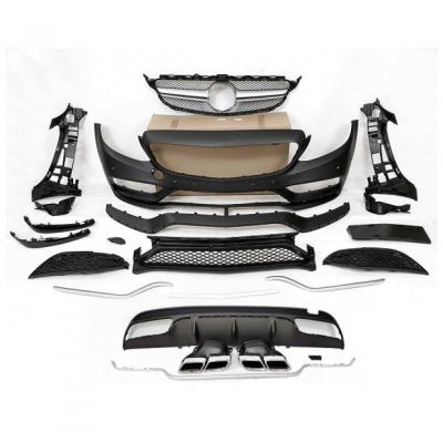 Kit De Carrocería Mercedes W205 2014-2018 4P / SW Look C63 Plástico ABS