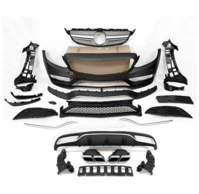 Kit De Carrocería Mercedes W205 2P AMG Look C63 - Plástico ABS