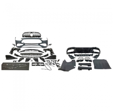 Kit De Carrocería Mercedes W206 Look AMG C63 Plástico ABS