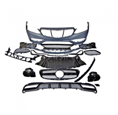 Kit De Carrocería Mercedes W212 2014-2015 Sw / 4p Black Series Abs Sensor - Plástico Abs