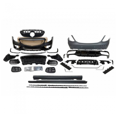 Kit De Carrocería Mercedes W213 2016+ Look Amg E63 Abs - Plástico Abs
